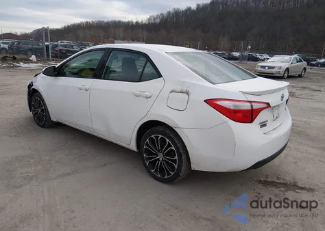 2016 Toyota Corolla S Plus from USA, damaged, VIN 2T1BURHE0GC686803